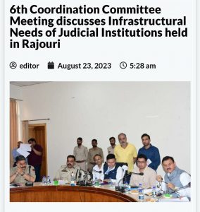 6th coordination committee meeting