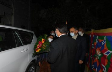 VISIT OF HONBLE THE CHIEF JUSTICE OF JAMMU AND KASHMIR AND LADAKH