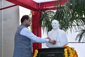Revealing Ceremony of Mahatma Gandhi Statue