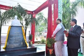 Revealing Ceremony of Mahatma Gandhi Statue