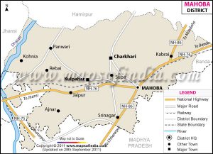 mahoba-district-map