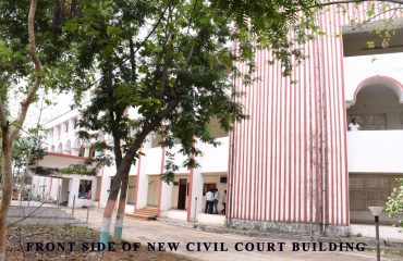 front side of new civil court building
