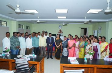 Justice Smt Radha Rani,Administrative Judge with Staff members along with District Judge