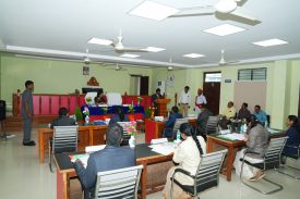 Justice Smt Radha Rani,Administrative Judge Meeting with Staff