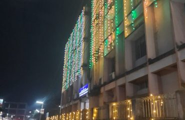 Illumination of court building