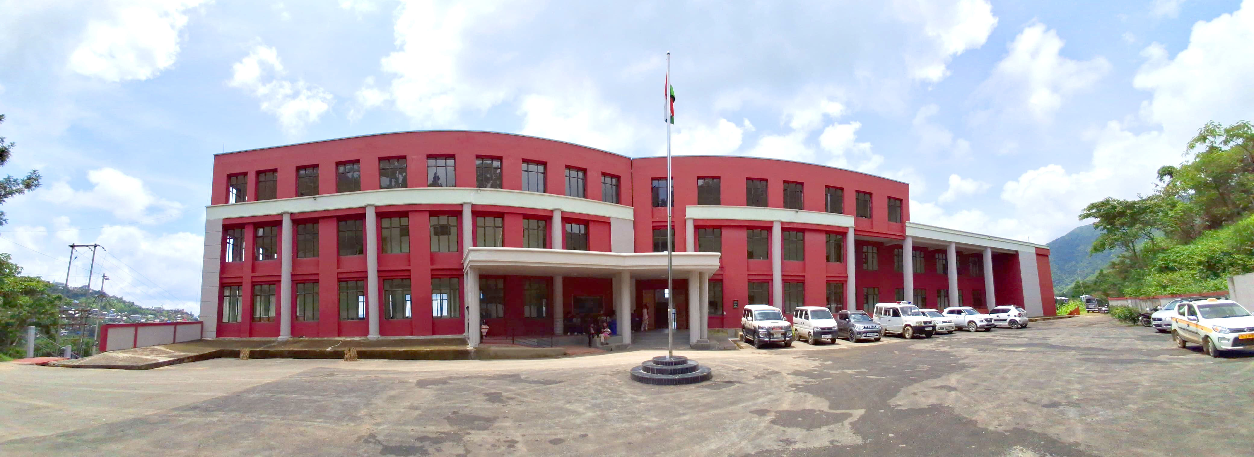 Court building overview