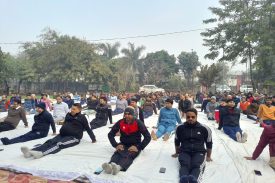 Yoga Training in Kushinagar Judgeship