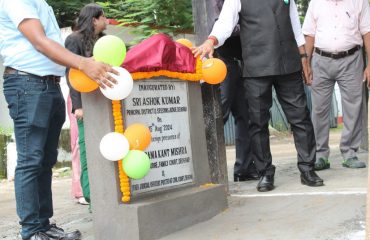 Inaugration of Parking Shed.