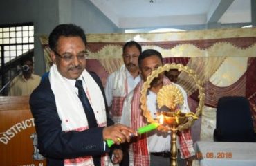 lighting of lamp by district judge