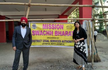 mission swachh bharat by DLSA