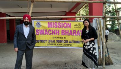 mission swachh bharat by DLSA