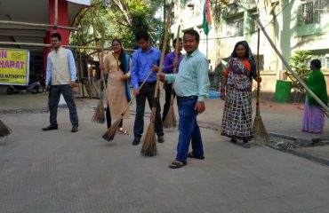 Swachh bharat by court staff