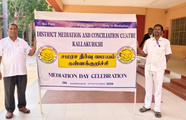Mediation Day Celebration on 30th September 2026