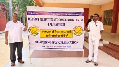 Mediation Day Celebration on 30th September 2026