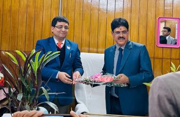 welcome of Hon'ble Administrative Judge