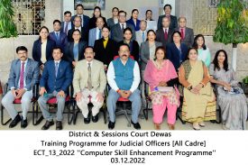 Computer Skill Enhancement Training Programme for Judicial Officers