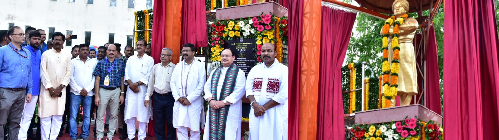 Inauguration of Swami Vivekanand Statue