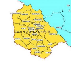 J&K map
