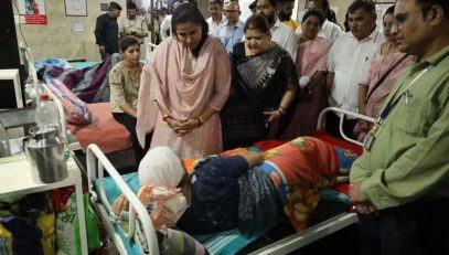 अमरावती जिल्हा स्त्री रुग्णालयातील NICU घटनेची राज्यमंत्री मेघना साकोरे बोर्डीकर यांच्याकडून पाहणी १