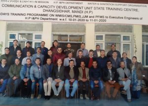 Training on WorksMIS software to Executive Engineers of HP Irrigation and Public Health department