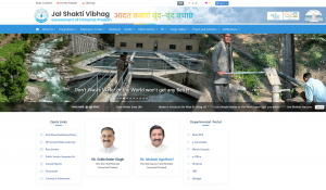 CMS Website of Jal Shakti Vibhag Himachal Pradesh Designed and Developed