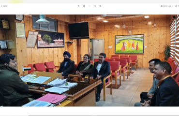 State Coordinator meeting with Deputy Commissioner Kangra