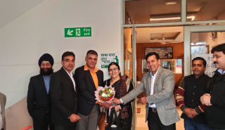 राज्य समन्वयक का धर्मशाला दौरा