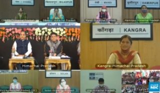 Hon'ble Union Minister Interacts Virtually with PM Garib Kalyan Ann Yojna Beneficiaries of Himachal Pradesh