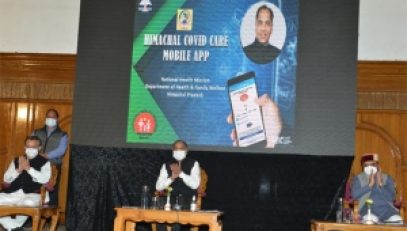 Hon'ble Chief Minister, Himachal Pradesh Launches Himachal Covid Care Mobile App