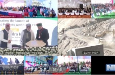 माननीय प्रधानमंत्री ने मंडी में विकास परियोजनाओं का उद्घाटन किया