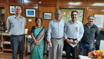 Ms. Rachna Srivastava, State Coordinator meets Shri Ram Subhag Singh IAS, Chief Secretary Himachal Pradesh on 29th April 2022