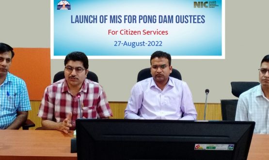 Pong Dam Oustees Management Information System Designed, Developed and Launched