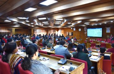 हिमाचल प्रदेश सरकार के विभिन्न विभागों से कार्यशाला में आए प्रतिभागी