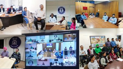 Lectures on ‘Women Empowerment to commemorate 150th Birth Anniversary of Mahatama Gandhi' and ‘Meeting on COVID-19’ through Video Conference