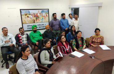 Empowered Women & Officers of NIC Punjab Chandigarh during the VC