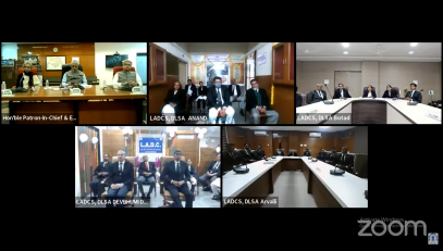 Virtual inaugration of offices of LADC system