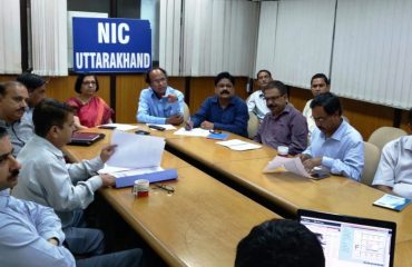 NIC Uttarakhand VC Room