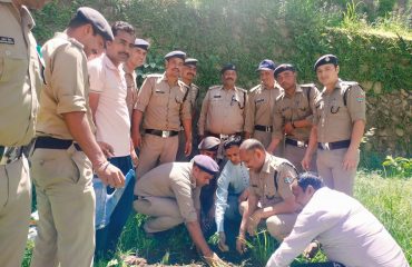 जिला कारागार, चमोली में वृक्षारोपण
