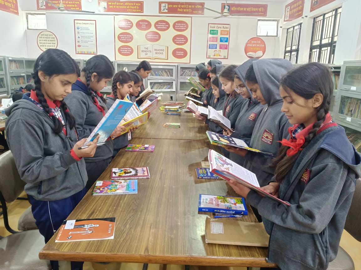 केवी आईटीबीपी शिफ्ट-2 के छात्रों के लिए बच्चों के लिए खुली लाइब्रेरी