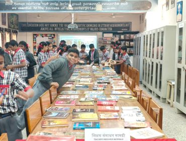 Book exhibition in our school library