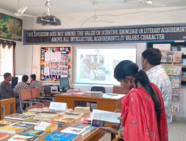 Book exhibition in our school library