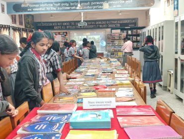 Book exhibition in our school library