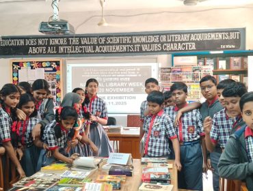 Book exhibition in our school library