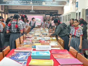 Book exhibition in our school library