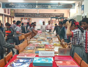 Book exhibition in our school library