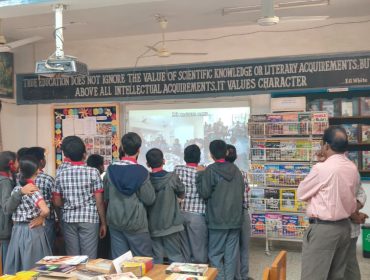 Book exhibition in our school library