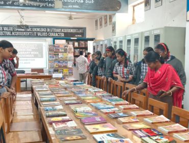 Book exhibition in our school library