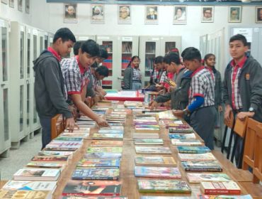 Book exhibition in our school library