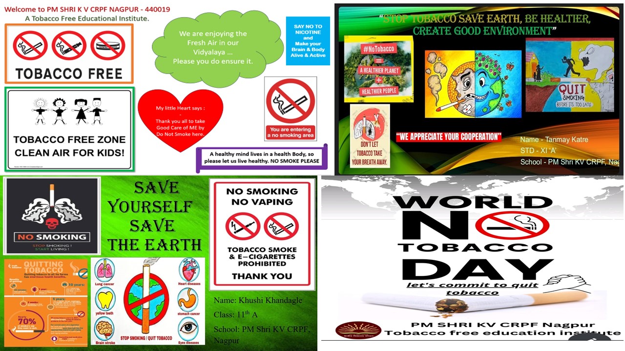 Poster signage on Tobacco Free area