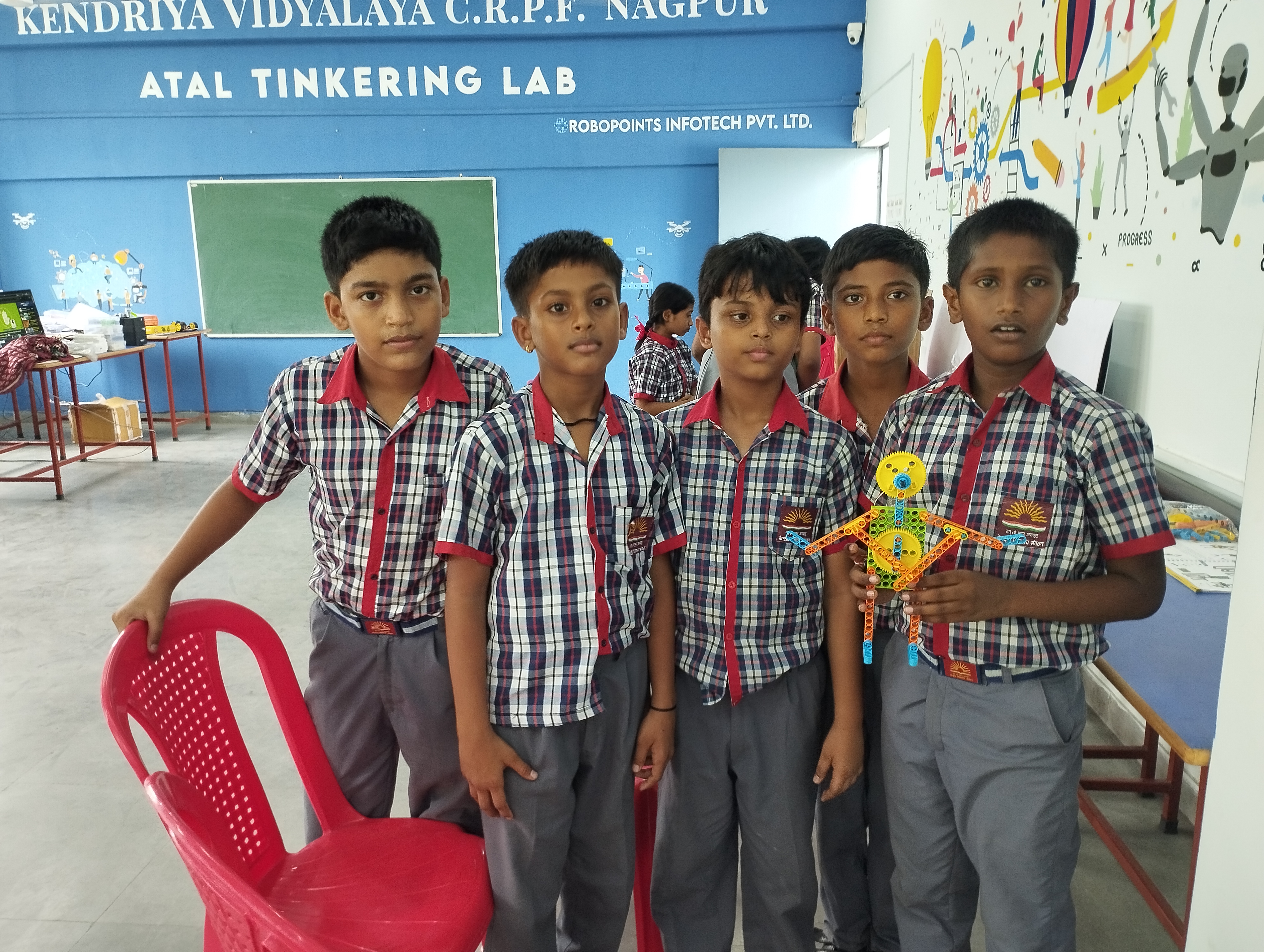 Students ATL Lab work